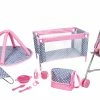 Lissi 40cm Soft Baby With Stroller, Playpen, Playyard, Bouncer, Bag & Accessories