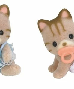 Sylvanian Families Striped Cat Twins