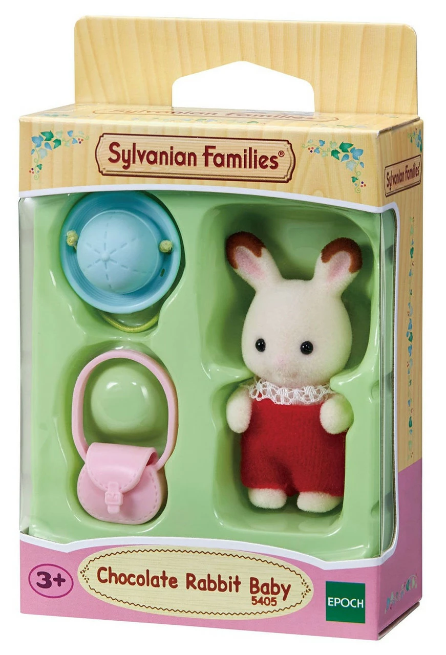 Sylvanian Families Chocolate Rabbit Baby 2 Sylvanian Families Chocolate Rabbit Baby - Image 2