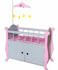 Doll Bed With Cabinet (Included Bedding And Ring The Bell)