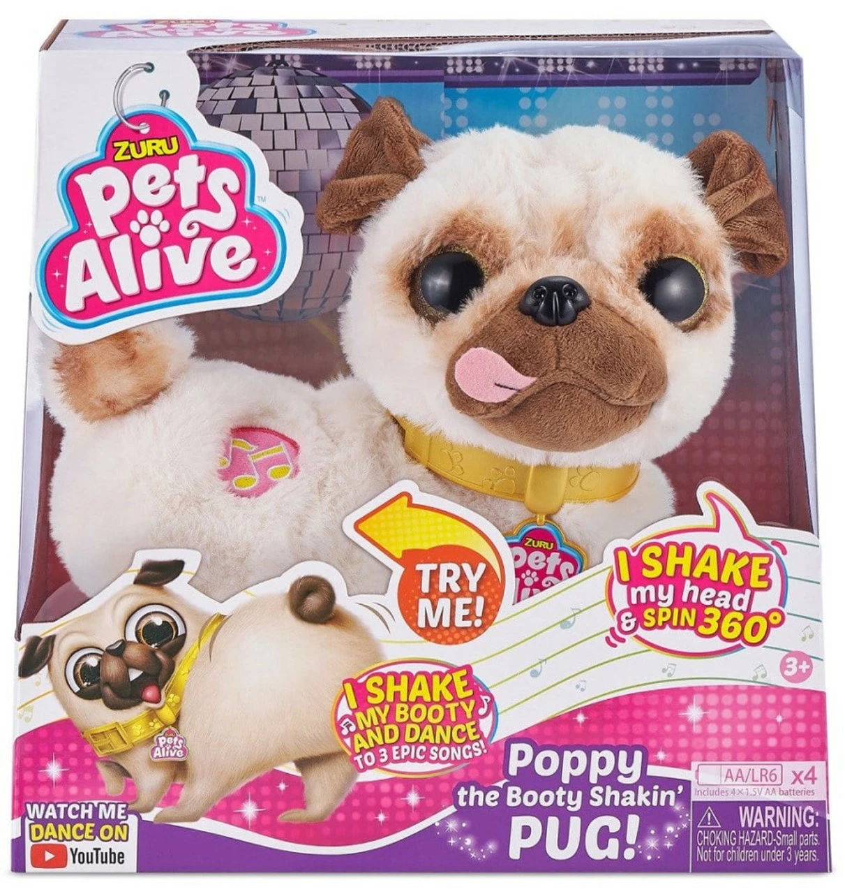 Pets Alive Booty Shaking Pug 2 Pets Alive Booty Shaking Pug - Image 2