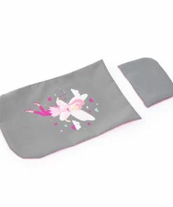 Bayer Cosy Doll Pram - Grey With Pink Spots & Pink Hood -Sylvanian Families-shop 21006223 7 28485.1628483433