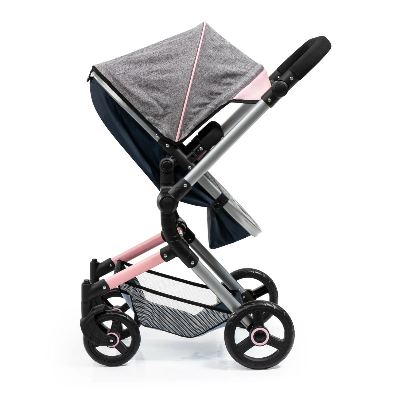 Bayer Neo Vario Pram - Dark Grey With Butterfly Motif 6 Bayer Neo Vario Pram - Dark Grey With Butterfly Motif - Image 6