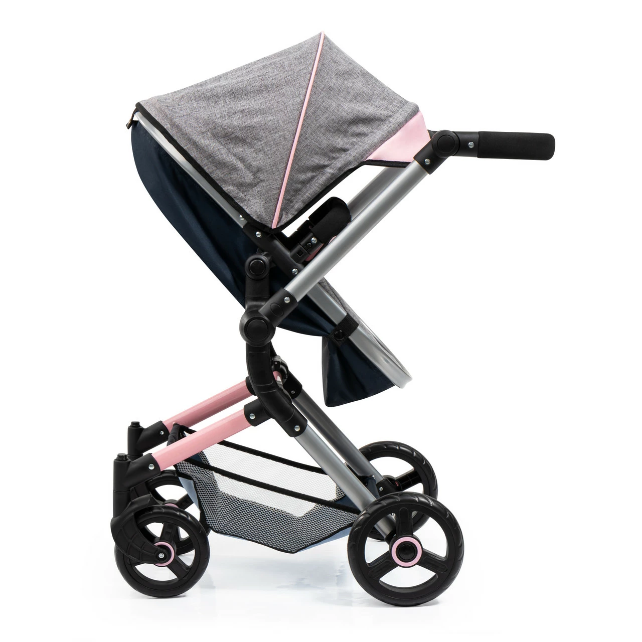 Bayer Neo Vario Pram - Dark Grey With Butterfly Motif 7 Bayer Neo Vario Pram - Dark Grey With Butterfly Motif - Image 7