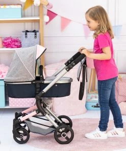 Bayer Neo Vario Pram - Dark Grey With Butterfly Motif 20 Bayer Neo Vario Pram - Dark Grey With Butterfly Motif -Sylvanian Families-shop 21006226 13 83160.1628483235