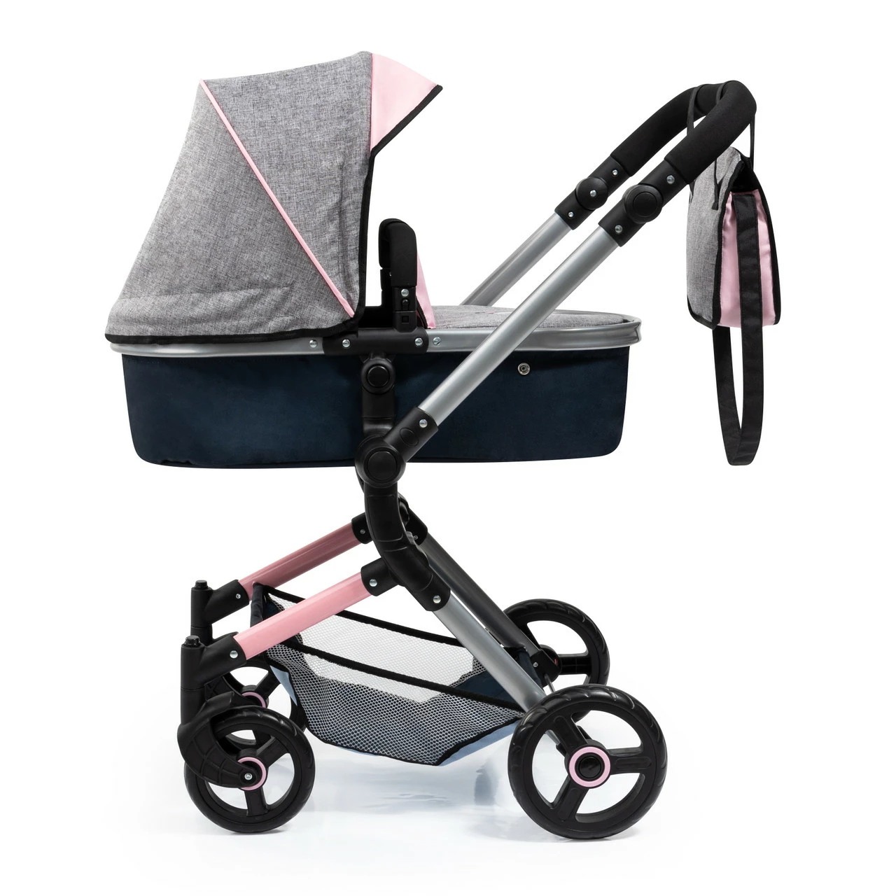 Bayer Neo Vario Pram - Dark Grey With Butterfly Motif 13 Bayer Neo Vario Pram - Dark Grey With Butterfly Motif - Image 13