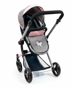 Bayer Neo Vario Pram - Dark Grey With Butterfly Motif 27 Bayer Neo Vario Pram - Dark Grey With Butterfly Motif -Sylvanian Families-shop 21006226 5 85531.1628483235