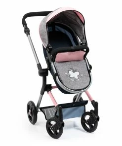 Bayer Neo Vario Pram - Dark Grey With Butterfly Motif 26 Bayer Neo Vario Pram - Dark Grey With Butterfly Motif -Sylvanian Families-shop 21006226 7 50999.1628483235