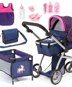 Bayer Milano Mega Set - Dark Blue With Pink Hearts -Sylvanian Families-shop 21006228 2 63591.1630041304