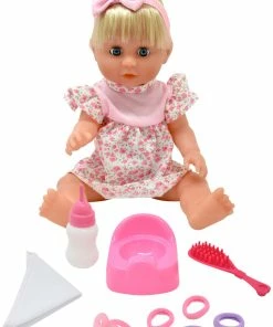 Dolls World Gold Drink And Wet Toddler Lucy