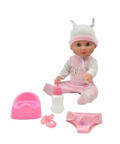 Dolls World Gold Drink And Wet Baby Olivia
