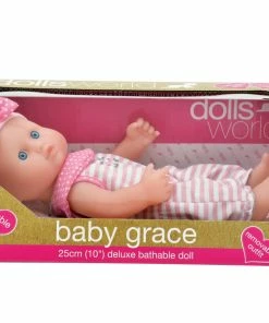 Dolls World Gold Bathable Baby Grace 25cm