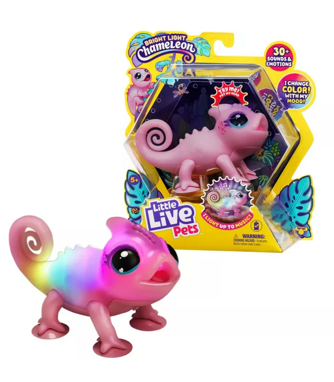 Little Live Pets Bright Light Chameleon Sunny 1 Little Live Pets Bright Light Chameleon Sunny