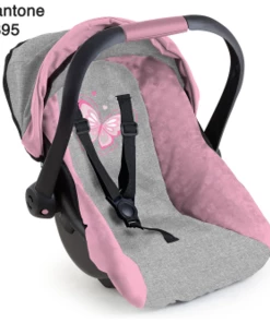 Doll Car Capsule Light Grey And Pink With Butterfly
