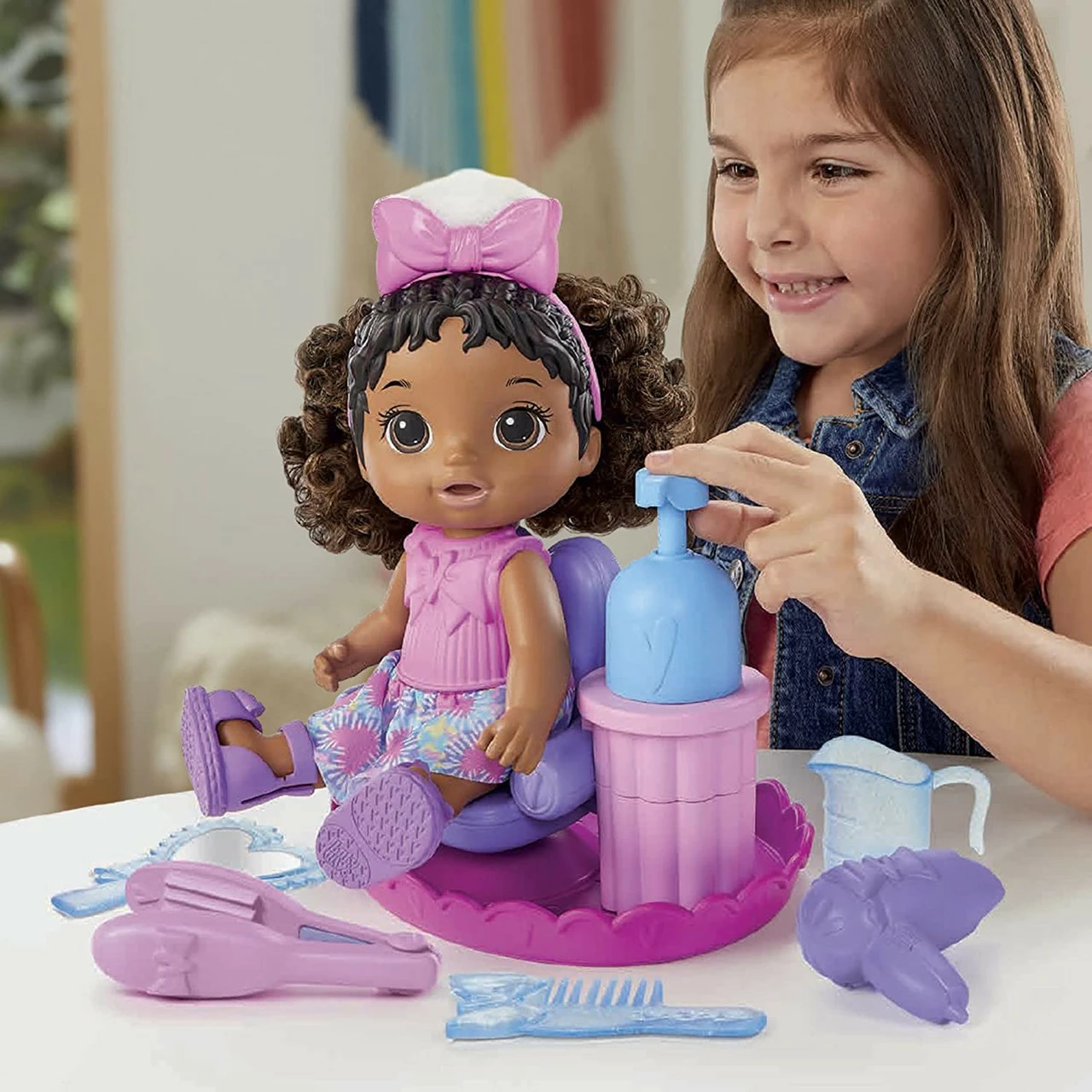 Baby Alive Sudsy Salon Black Hair 7 Baby Alive Sudsy Salon Black Hair - Image 7