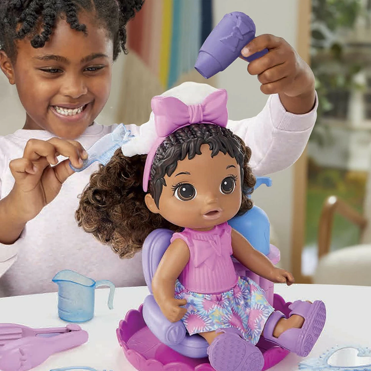 Baby Alive Sudsy Salon Black Hair 4 Baby Alive Sudsy Salon Black Hair - Image 4