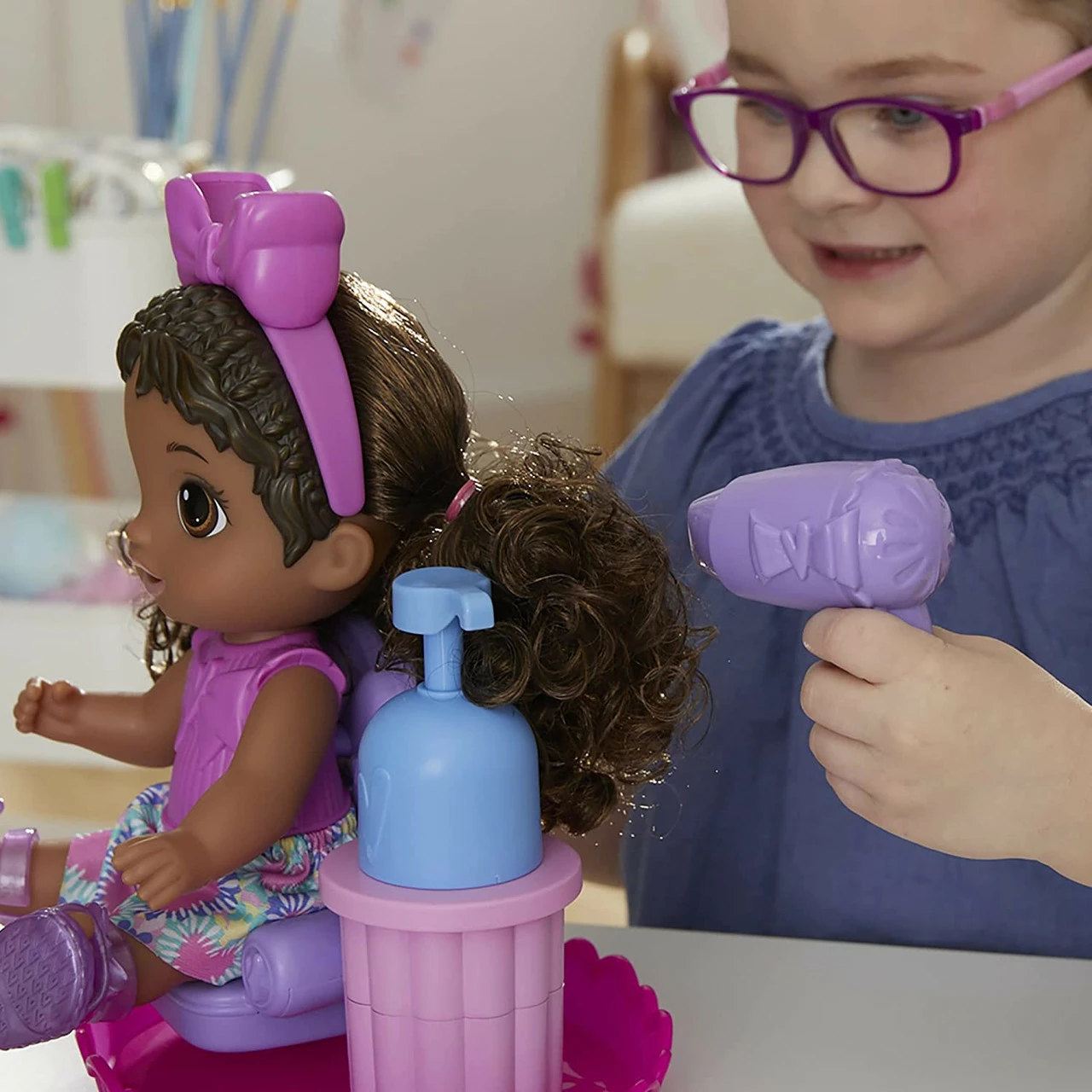 Baby Alive Sudsy Salon Black Hair 5 Baby Alive Sudsy Salon Black Hair - Image 5