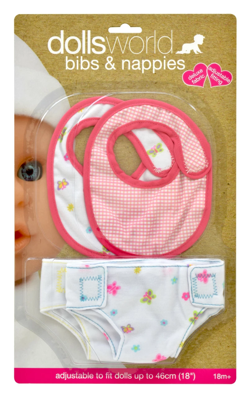 Dolls World Gold Bibs & Nappies 2019 1 Dolls World Gold Bibs & Nappies 2019