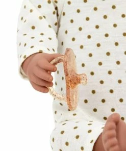 Babi - Baby Doll Dark Skin Tone 14inc With Polka Dot Ivory Outfit -Sylvanian Families-shop Babi BabyDollDark14incwithPolkaOutfit4 1800x1800 17939.1673502058