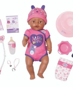 BABY BORN Soft Touch Girl Brown Eyes 43cm