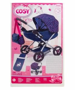 Bayer Cosy Dolls Pram - Assorted Colours