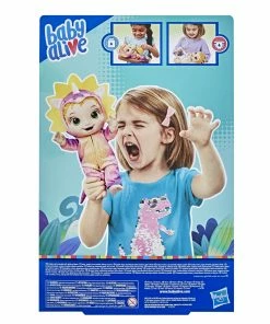 Baby Alive Dino Cuties Doll, Triceratops, Blonde Hair -Sylvanian Families-shop F09335X10 5010993786831 back 20 65243.1610698543