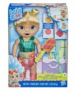 Baby Alive Sunshine Snacks, Blonde Hair -Sylvanian Families-shop F16805X10 5010993813919 pkg 20 41130.1610699808