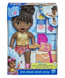 Baby Alive Sunshine Snacks, Black Hair -Sylvanian Families-shop F16825X10 5010993813940 pkg 20 80963.1610699555