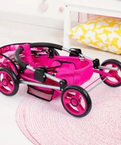 Bayer Cosy Dolls Pram - Assorted Colours -Sylvanian Families-shop Hot pink 2 34998.1664425417