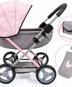 Bayer Cosy Dolls Pram - Assorted Colours -Sylvanian Families-shop Pink 3 13482.1664425418