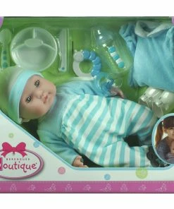 38cm Berenguer Boutique Doll With Extra Outfit - Open And Close Eyes (Blue Color Set)