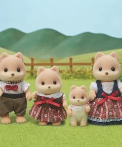Sylvanian Families Caramel Dog Family