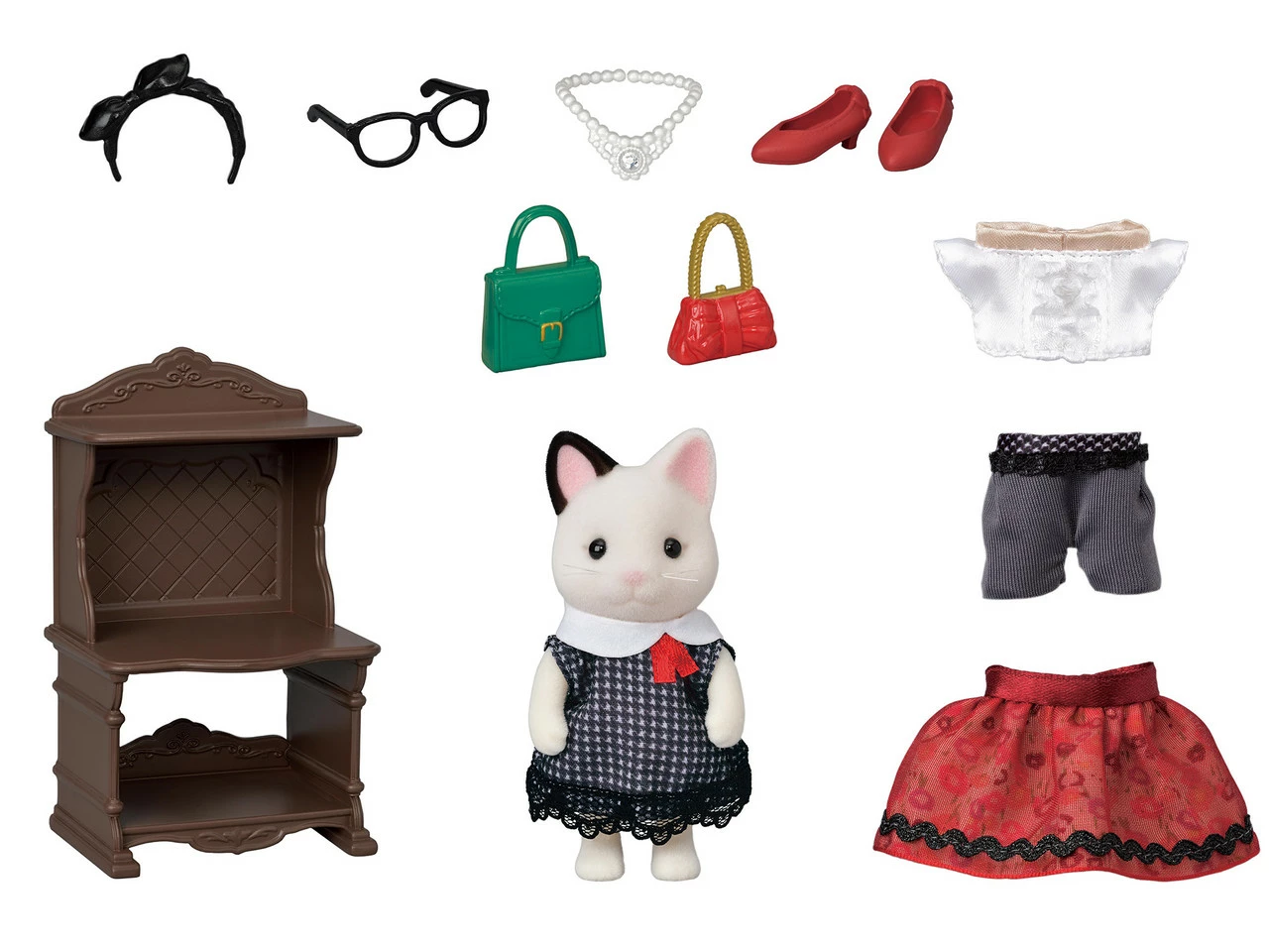 Sylvanian Families Fashion Play Set - Tuxedo Cat 1 Sylvanian Families Fashion Play Set - Tuxedo Cat