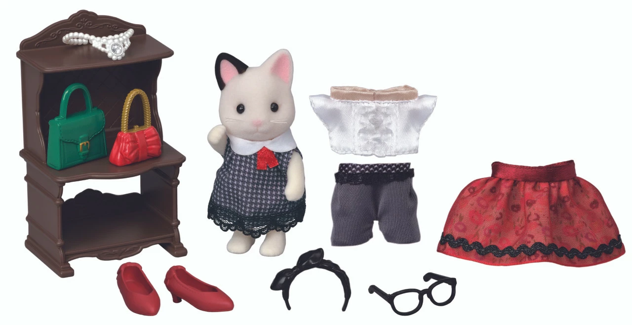 Sylvanian Families Fashion Play Set - Tuxedo Cat 2 Sylvanian Families Fashion Play Set - Tuxedo Cat - Image 2